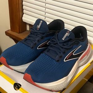 Brooks Blue and Pink Athletic Shoes
